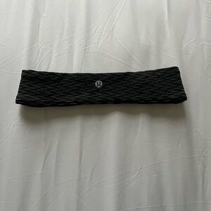 lululemon athletica Black Patterned Headband